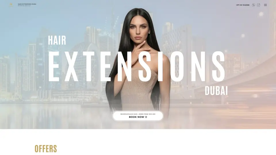 Versión de escritorio: Dubai Hair Extensions