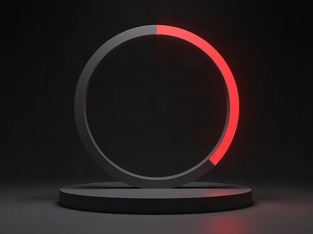Website AI visibility audit: a citability gauge with a filled red arc