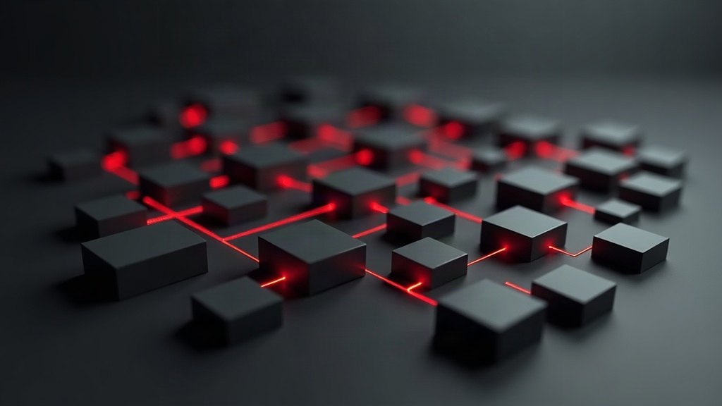 GEO optimisation: brand data blocks connected into one knowledge graph for AI