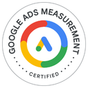 Google Ads Measurement certification badge held by SEO7.ES, web studio in Valencia
