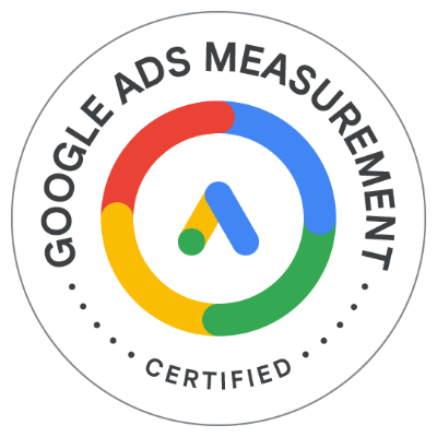 Значок сертификации Google Ads Measurement у SEO7.ES, веб-студии в Валенсии