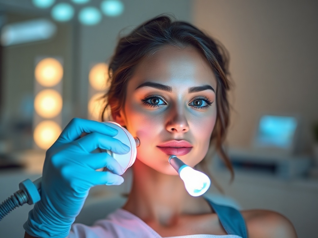 Laser hair removal clinic: working with a customer