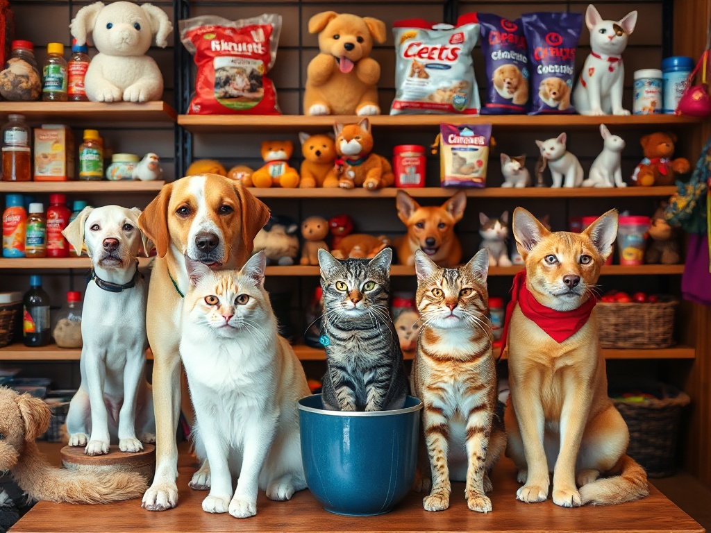 Tienda de mascotas: atención al cliente