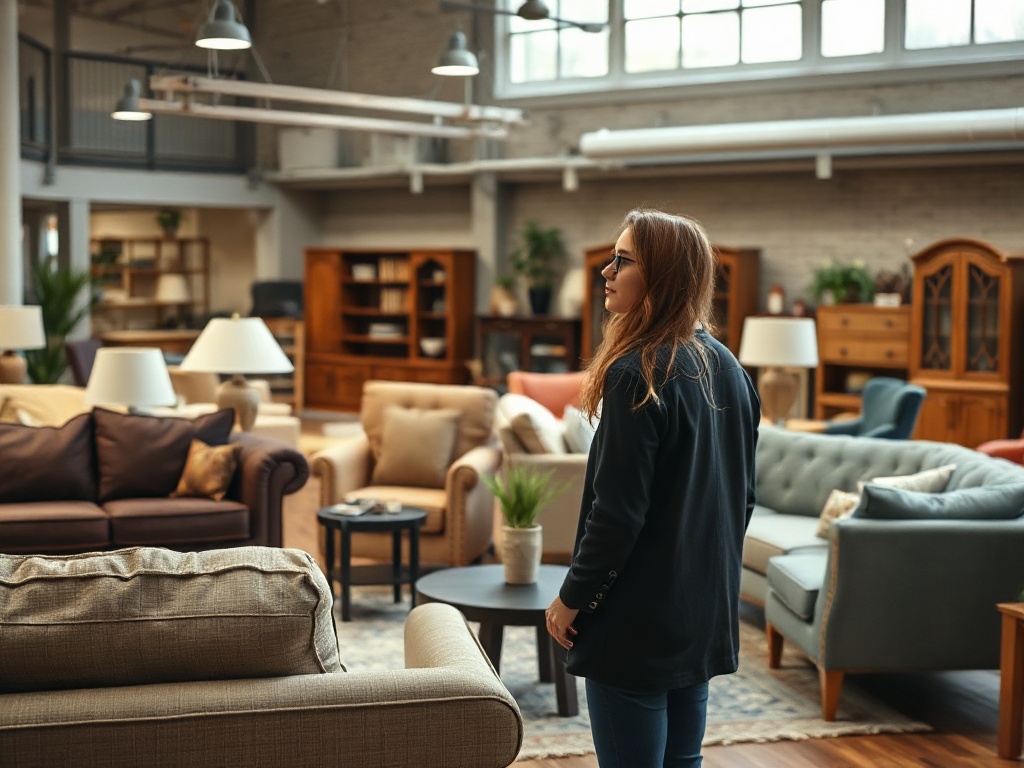 Tienda de muebles: atención al cliente