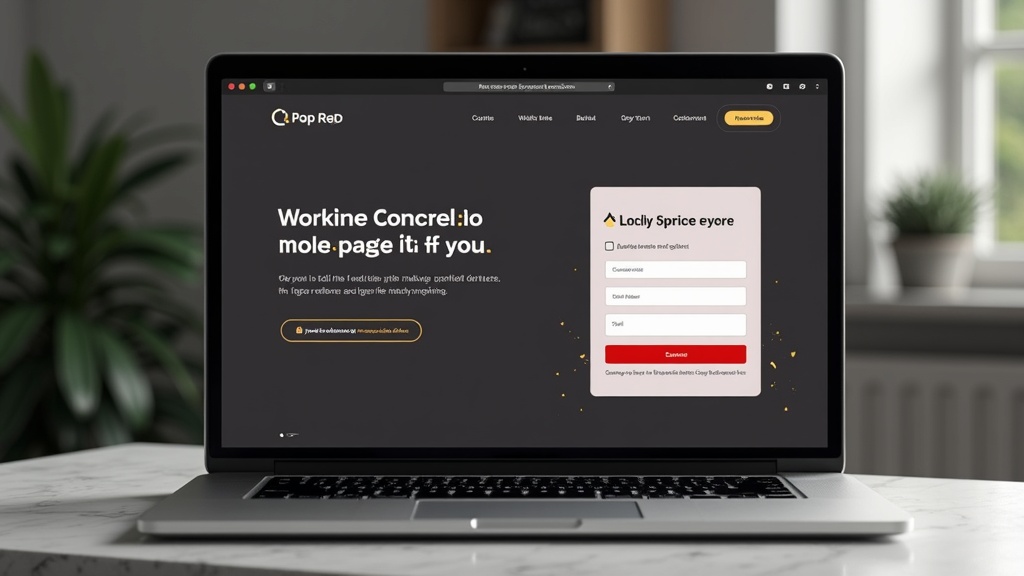 Diseño de landing page: hero, oferta, formulario y CTA
